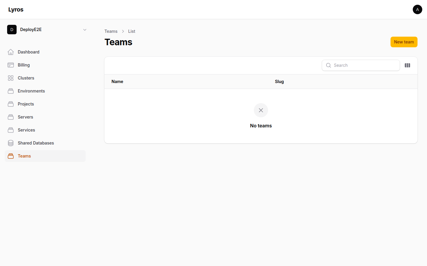 Teams & roles